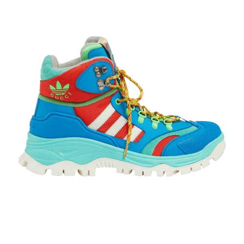 Adidas x Gucci Lace Up Boot 'Blue Red'