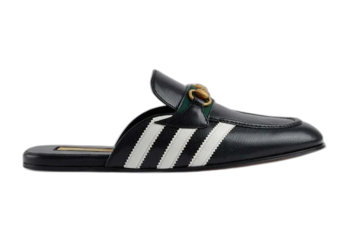 Gucci x Adidas Horsebit Slippers Black