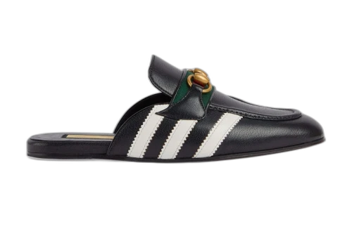 Gucci x Adidas Horsebit Slippers Black (Women's)