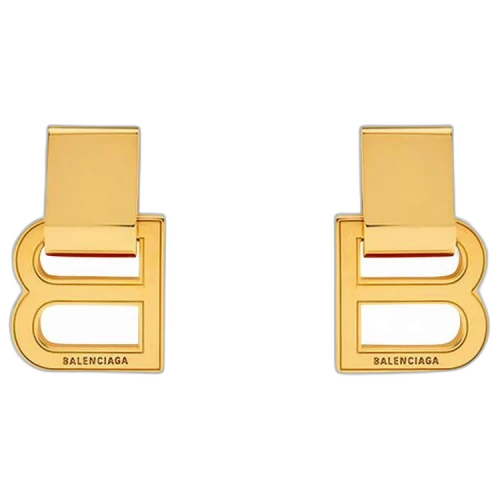 Balenciaga Hourglass Earrings 'Gold'