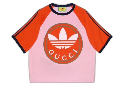 Gucci x adidas Color Block T-shirt Pink