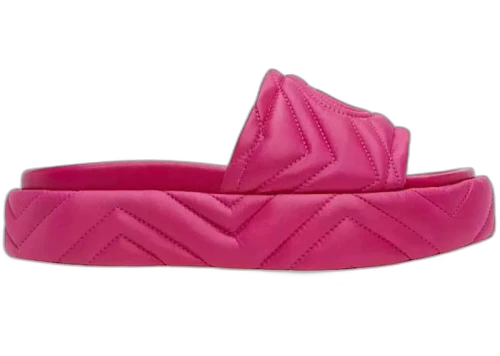 Gucci Quilted Angelina Platform 55 mm Sandal Lovely Pink (Women's)
