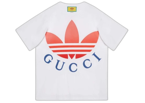 Gucci x Adidas T-Shirt White/Red