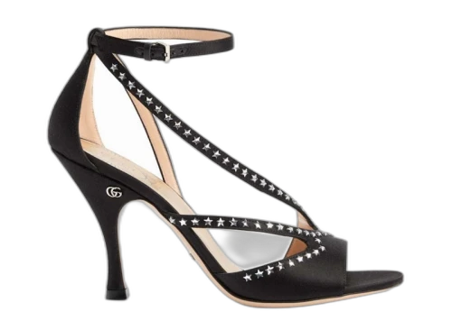 Gucci Star-embellished GG (95mm) Sandals Black (Women's)