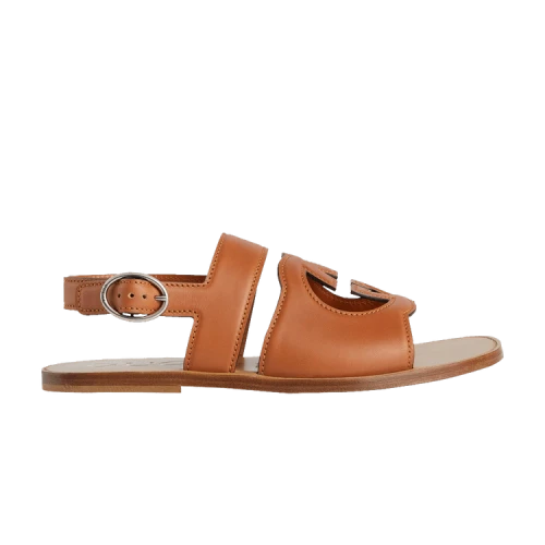 Gucci Sandal 'Interlocking G - Brown'