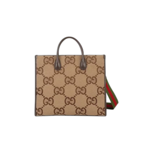 Gucci x Palace GG Jumbo Canvas Tote Bag With Web Details 'Beige'