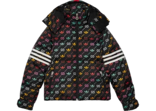Gucci x Adidas Down Jacket Black Multi