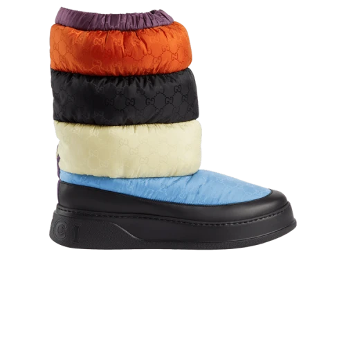 Gucci Padded Snow Boot 'Black Multi-Color'