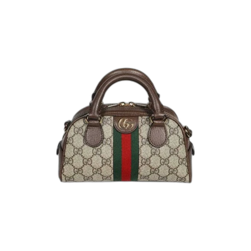 Gucci Ophidia GG Mini Top Handle Bag 'Beige/Ebony Supreme'