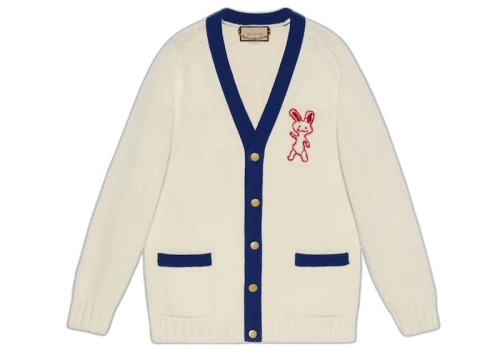 Gucci Lunar New Year Cardigan Ivory