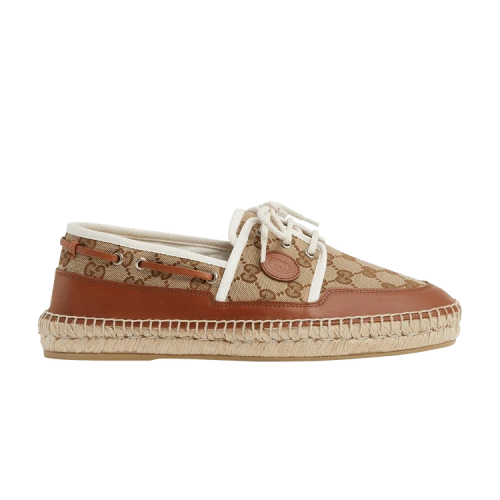 Gucci Loafer Espadrilles 'Beige Monogram'