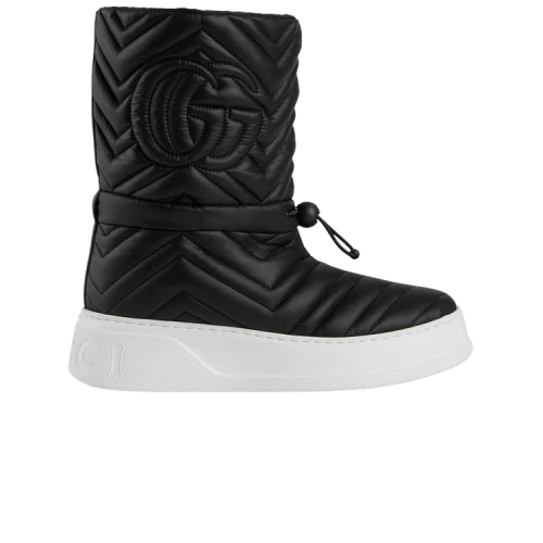 Gucci GG Quilted Boot 'Black' (Women's)