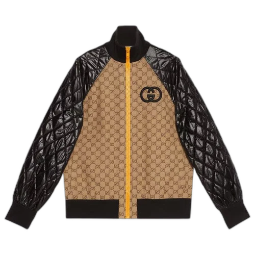 Gucci GG Zip Jacket 'Beige/Ebony'