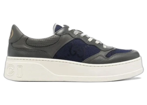 Gucci GG Lace Up Sneaker Grey Blue