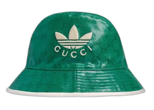Gucci x Adidas GG Canvas Fedora Green