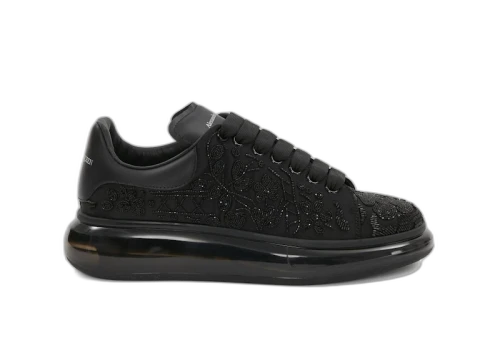 Alexander McQueen Oversized Black All Over Botanical Beads