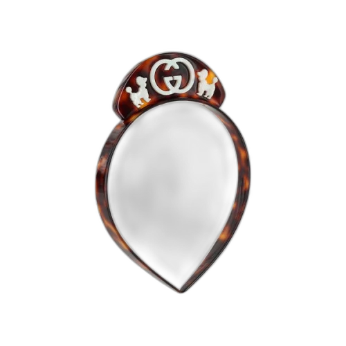 Gucci Kids Interlocking G Logo Plaque Headband 'Brown'