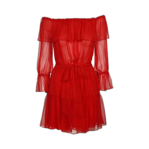 Gucci Chiffon Dress 'Amazing Red'