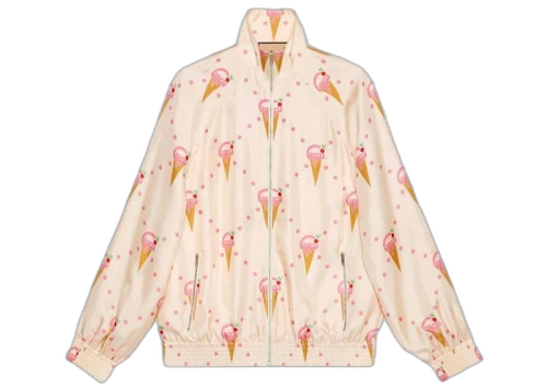 Gucci Ice Crean Print Jacket Pink