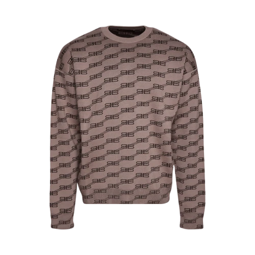 Balenciaga Crewneck 'Beige/Brown'