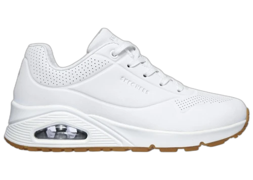 Skechers UNO Stand on Air White Gum (Women's)