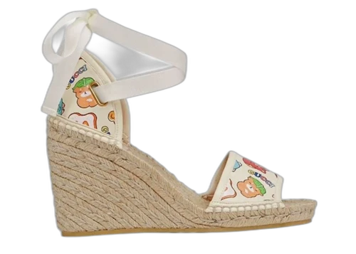 Gucci Animal Print Espadrille White Multi (Women's)