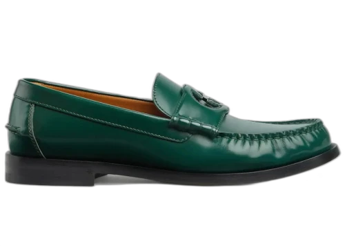 Gucci Interlocking G Loafers Green