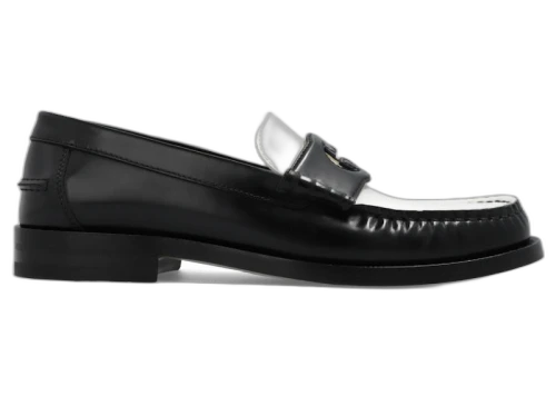 Gucci Interlocking G Loafers Black White (Women's)
