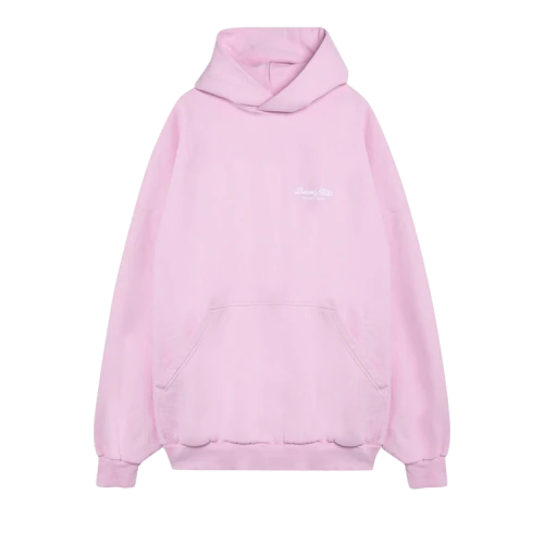 Balenciaga Large Fit Hoodie 'Light Pink/White'
