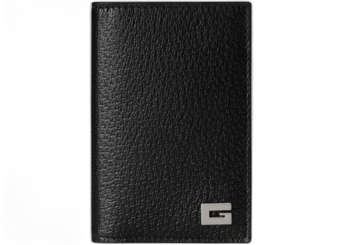 Gucci Logo G Bifold Long Card Holder Black/Grey