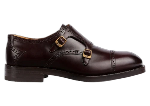 Gucci Herren Monk Strap Bordeaux