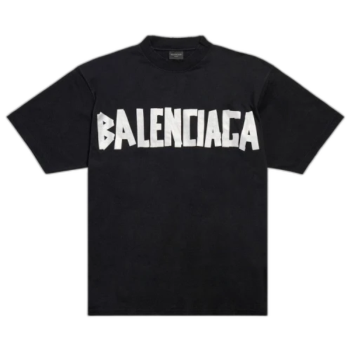 Balenciaga Medium Fit T-Shirt 'Faded Black/Silver'