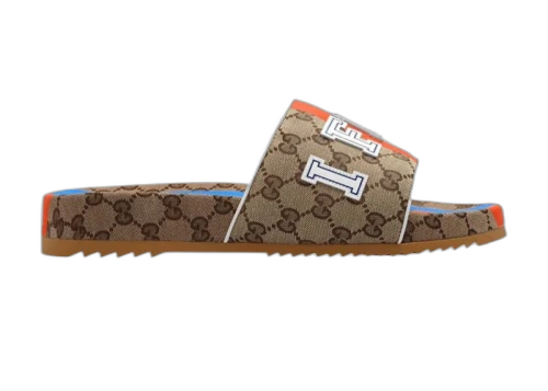 Gucci I Feel Gucci Slide Beige Blue Orange