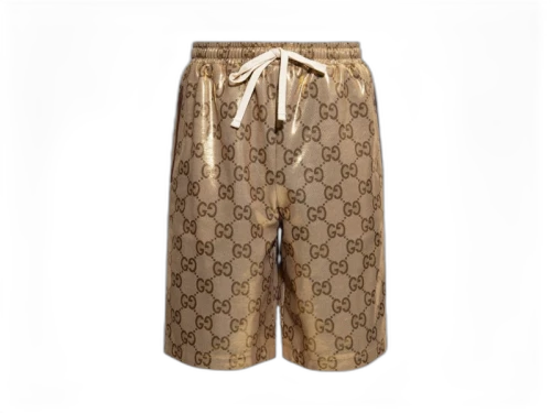 Gucci GG Technical Jersey Basketball Shorts Gold