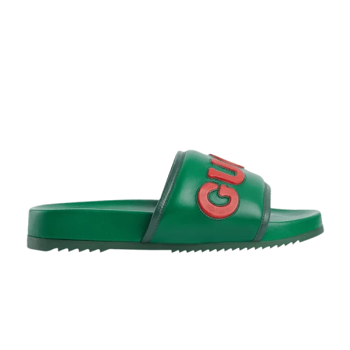 Gucci Jumbo Logo Slide 'Green Red'