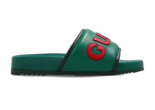 Gucci Logo Slide Green