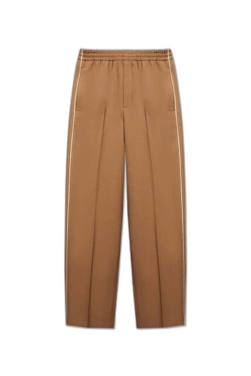 Gucci Pleat-Front Trousers Brown