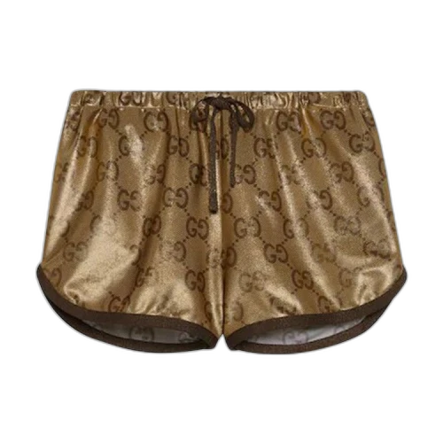 Gucci Maxi GG Sparkling Jersey Short 'Camel Gold/Multicolor'
