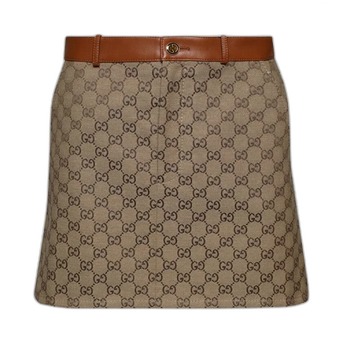 Gucci Skirt 'Camel/Ebony/Mix'