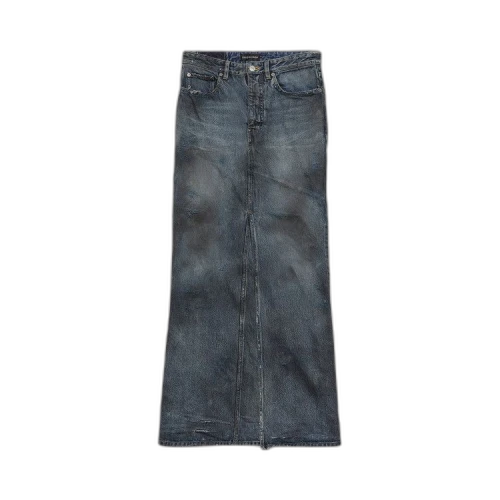 Balenciaga Maxi Skirt 'Dirty Pale Blue'