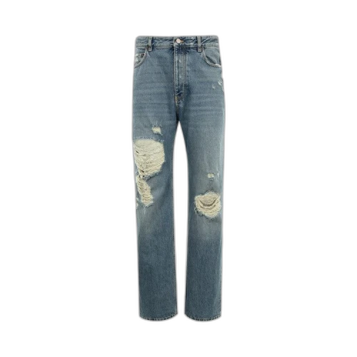 Balenciaga Ripped Pants 'Sun Bleached Blue'