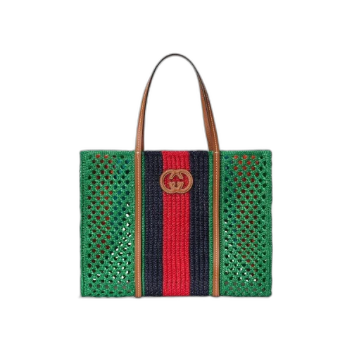 Gucci Medium Interlocking G Tote Bag 'Green'