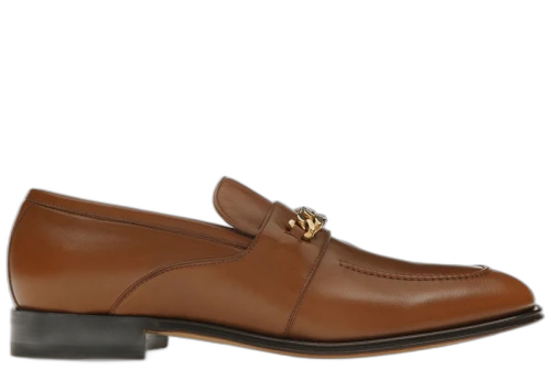 Gucci Interlocking G Chain Loafer Brown