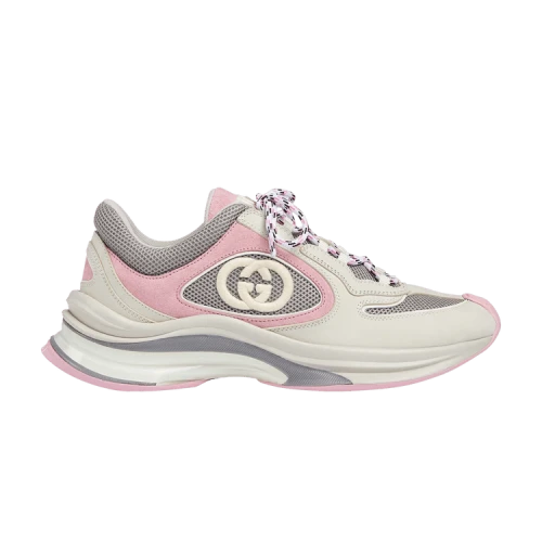 Gucci Run Sneaker 'Ivory Pink Grey' (Women's)