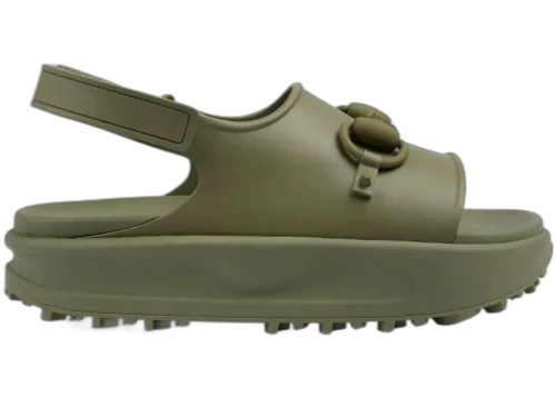 Gucci Interlocking G Platform Sandal Green