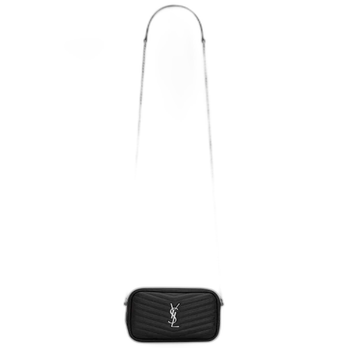 Saint Laurent Mini Lou Chain Camera Bag Black