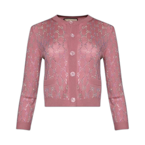 Gucci Cardigan 'Powder Rose/Mix'