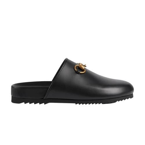 Gucci Horsebit Slipper 'Black' (Women's)