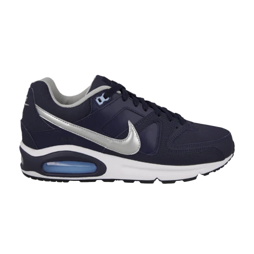 Nike Air Max Command Leather Obsidian Metallic Silver