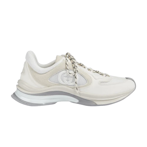 Gucci Run Sneaker 'White Suede'